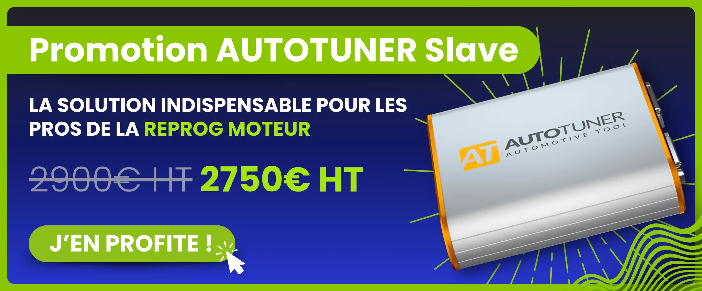 Promotion sur les autotuner slave, l'outil indispensable pour les professionnels de la reprogrammation moteur